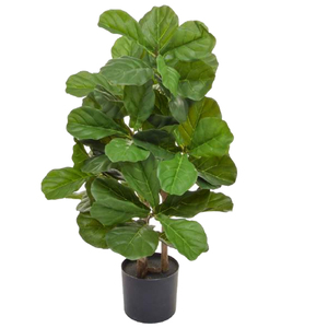 Factory Wholesale Faux Fiddle Leaf <strong>Fig</strong> Tree Nearly Natural <strong>Artificial</strong> <strong>Plants</strong> for Indoor Home Decoration - Product Image 2