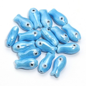 Lindo colorido porcelana doble cara pescado joyería hacer colorido dibujo pulsera Decoración Accesorios estilo chino - Product Image 6