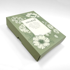 Baha Heart Flower Oracle Card Set Elegant Green <b>Box</b> With <b>Floral</b> Design High-End Gift Packaging - Product Image 6