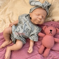 Poupée Bébé Reborn Souple et Pondérée de 16 pouces en Silicone Solide, Vierge Non Peinte, Réaliste, Direct Usine, Compatible avec les Sucettes