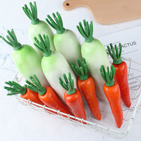 Réplique réaliste de carotte artificielle pour la décoration de restaurants, la présentation en cuisine domestique, accessoire de photographie culinaire, fournitures de merchandising visuel