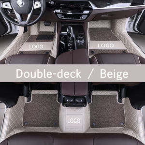 自動車インテリアカーフットマット5Dラグジュアリーレザースペシャルカーマットダブルレイヤーチャンガンアルスビンカーフロアマット - Product Image 2