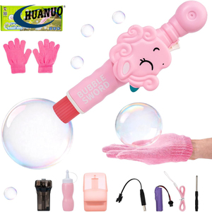 Machine à bulles pour enfants rechargeable, automatique, électrique, avec fumée, jouet interactif magique, générateur de bulles de brouillard avec fumée - Product Image 1