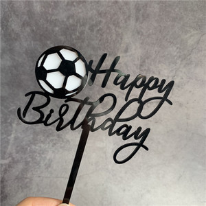 Adorno de Pastel de Acrílico con Diseño de Baloncesto para Cumpleaños, Decoración para Pastel de Fiesta de Fútbol, Regalo para Fanáticos del Baloncesto - Product Image 3