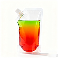 Bonne qualité 100ml 250ml 1L savon à main liquide poche à bec latéral Doypack pour emballage de détergent à lessive