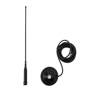 Antenne bi-bande VHF/UHF 144/430 MHz avec base magnétique de 90 mm, antenne fouet omnidirectionnelle en fibre de verre pour radio mobile - Product Image 5