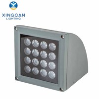 Lampe murale LED d'extérieur pour jardin et paysage, en aluminium, en forme d'arc, haute luminosité, RGB RGBW, IP65, étanche, AC 6W 9W 16W 25W 36W