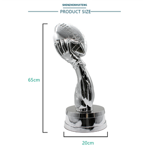 चीन कारखाने सर्वश्रेष्ठ खिलाड़ी ट्राफिट्स कस्टम सुपर अमेरिकी फुटबॉल लीग हैंडबॉल राल ट्रॉफी - Product Image 5