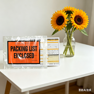 Packing List Enclosed Poly Mailer <b>Padded</b> Mailing Bag Waterproof Sealing Invoice <b>Envelope</b> for Shipping - Product Image 1
