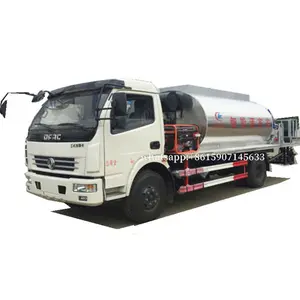 Dongfeng 8000L sıvı asfalt tankeri kamyon sıvı bitüm tankeri kamyon