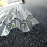 Plaque de toiture transparente en PC, plaque de toiture en polycarbonate, panneau transparent, plaque de lucarne, solution de toiture imperméable