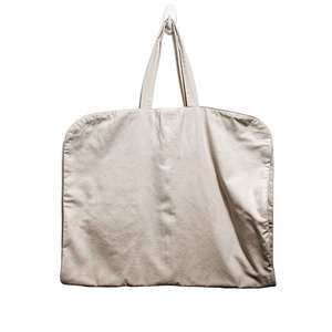 Housse de voyage pour costume ou manteau en toile de coton 100% non blanchie, housse anti-poussière pour vêtements, sac de costume en toile de coton - Product Image 1
