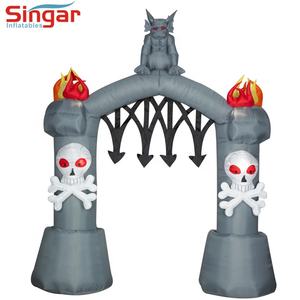 हेलोवीन आउटडोर सजावट घर मॉल सजावट inflatable विशाल मकड़ी प्रवेश द्वार तोरण सुरंग - Product Image 5