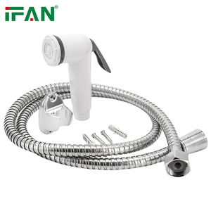 EUROCLIMA ODM <span class=keywords><strong>Douchette</strong></span> <span class=keywords><strong>WC</strong></span> portable en plastique, pistolet de pulvérisation <span class=keywords><strong>WC</strong></span>, ensemble de <span class=keywords><strong>douchette</strong></span> à main couleur blanche - Product Image 3