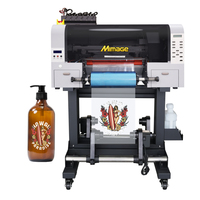 Impresora DTF UV Rollo a Rollo Mimage de 30 cm Tamaño A3 con Cabezales XP600 Máquina de Impresión de Calcomanías de Transferencia UV Plóter de Etiquetas de Cristal con Película AB