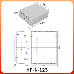Kunststoffgehäuse Elektrischer Intelligenter Wasserleck-Detektor ABS Maßgefertigtes Drahtloses Eintauchsensor-Alarmgehäuse Kunststoffgehäuse - Product Image 3
