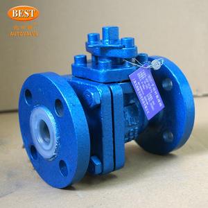 Q42P Edelstahl ANSI 150LB 304 316 JIS 10K 1,6mpa WCB manuelle Griffsteuerung PFA F46 F4 Fluor-Begriffsschalung Flansch-Kugelventil - Product Image 6