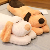 Longue peluche super douce personnalisée dessin animé chien jouet ours ou loutre compagnon de couchage oreiller PP rempli ours en peluche cadeau