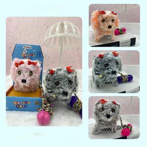 Bambini regalo per bambini simulato di camminare abbaiare elettrico peluche cane guinzaglio giocattoli all'ingrosso - Product Image 4