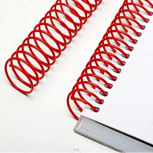 A4 A5 boyutu plastik malzeme ciltleme malzemeleri PVC Spiral bobin ciltleme - Product Image 6