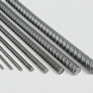 Varillas de Acero Corrugado HRB400 B500B, Barras Roscadas en Espiral, Negras, Sin Aleación, para Refuerzo de Hormigón en Construcción y Puentes - Product Image 1
