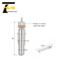 Kits de Cuchillas de Corte Automático Wavetop para Plotter de Pruebas de Prendas, Soporte para Cuchillas