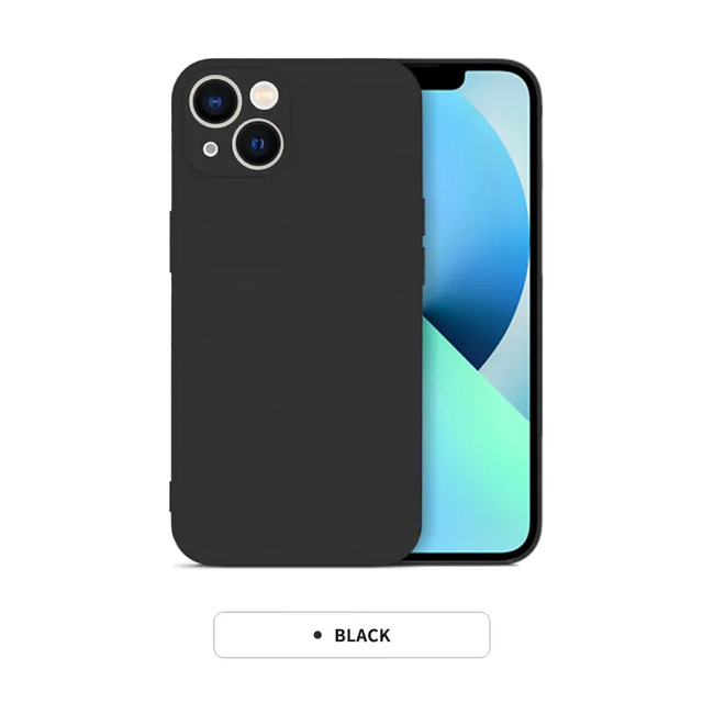 Silicone Phone Case for Apple Iphone 15 14 13 12 11 Pro Max Mini 7 8 6s Plus X Xs Max 5 Shockproof Case Cover Factory Wholesale