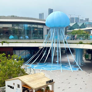 Gran oferta, medusas inflables ligeras para eventos, fiesta personalizada, Club nocturno, decoración LED, medusas inflables azules gigantes - Product Image 6