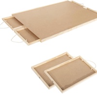 Table de puzzle pliable en bois avec corde en chanvre, jeu de 6 pièces pour l'apprentissage des enfants - Puzzle DIY, taille personnalisable, unisexe