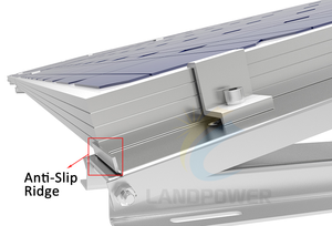 Monturas de techo plano con panel solar, placa de soporte triangular premontada, precio de fábrica de China - Product Image 5