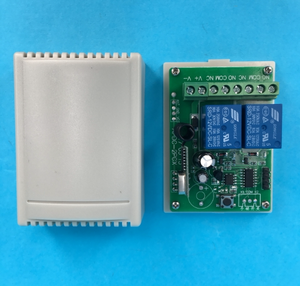 Learning Type 2-Channel <b>Controller</b> <b>Wireless</b> Remote Control <b>Switch</b> 12V 24V Motor Forward Reverse - Product Image 3