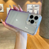 Prix usine antichoc coloré acrylique pc 3 en 1 étui caméra étui de protection pour Motorola Moto E14 étui transparent personnalisé