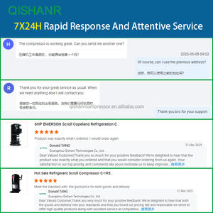 คอมเพรสเซอร์แบบสโครล อินเวอร์เตอร์ Hitachi G402DHVM-64D1 ใช้สารทำความเย็น R407C สำหรับระบบปรับอากาศและปั๊มความร้อน - Product Image 4