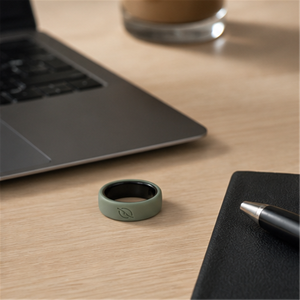 เคสซิลิโคนลายใบไม้สำหรับแหวน Oura Ring 4 Gen 3 ยี่ห้อ Sage Botanical  พร้อมโลโก้ส่วนตัว  ปกป้องแหวน  ใส่สบายผิว - Product Image 3