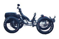 Quad couché électrique Fat Tire Trike plus stable pour les voyages à vendre