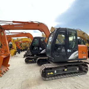 Miniexcavadora Hitachi ZX70 de segunda mano, miniexcavadora de 7 toneladas, precio en buen estado Original de Japón con componentes de motor de núcleo - Product Image 1