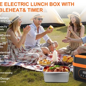 Boîte à lunch chauffante numérique en acier inoxydable 316 durable, à température réglable, pour étudiants, familles et voyages en extérieur – Nouveauté 2026, Offre Spéciale - Product Image 6