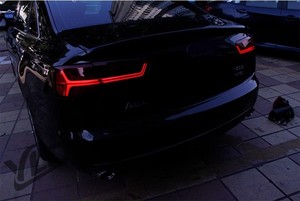 Accessoires automobiles YLD pour <span class=keywords><strong>Audi</strong></span> A6 C7 S6 RS6 2012-2015 – Amélioration 2018 : Feux arrière LED dynamiques à défilement complet avec clignotants séquentiels - Product Image 3