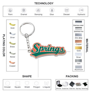 Wholesale Manufacturer Zinc Alloy Hard Soft Enamel Souvenir <b>Key</b> <b>Ring</b> Custom <b>Engraved</b> Logo Metal Keychain for Promotional Gift - Product Image 3