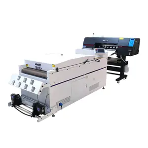 60cm Yinstar 4 I3200 cabezal DTF DTG Audley impresora máquina de impresión textil con agitador de cinturón utilizado como máquina de impresión de camisetas
