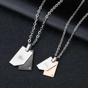 Nuova Collana Artigianale a Forma di Lupo, Gioielli alla Moda per Uomo e Donna, Collana Personalizzabile con Ciondolo - Product Image 4