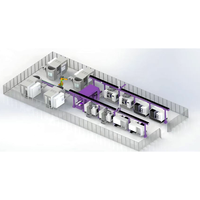Centre de perçage et de taraudage CNC automatique intelligent, cellule de fabrication automatisée personnalisée, robotique portique 24/7 sans surveillance