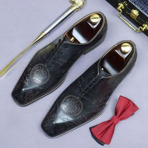 Zapatos Formales de Negocios para Hombre, Personalizados de Lujo, Completamente en Cuero, con Forro de Cuero Oxford Genuino y Detalles Perforados - Product Image 3