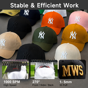 Máquina de <span class=keywords><strong>Bordar</strong></span> Computarizada FUJA Comercial de 4 Cabezas, 12/15 Agujas, <span class=keywords><strong>para</strong></span> Gorras, Camisetas, Logotipos, Bordado Plano, 4 Cabezas - Product Image 5