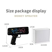 Pistolet à confettis pour révélation de sexe pour garçons ou filles Baby shower avec des confettis colorés et un canon Pistolet à eau pour révélation de sexe