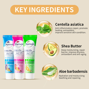 Crema Depilatoria Hidratante de 110g para Venta al por Mayor Transfronteriza, Depilación Suave e Indolora para <span class=keywords><strong>Axilas</strong></span> y Piernas, Unisex - Product Image 5