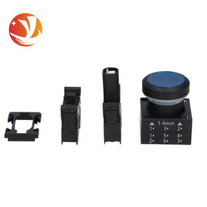 Interruptor de Botón Pulsador Azul SIEMENS 3SB3 245-0AA51 3SB3 245-0AA5122mm Original, Nuevo, con Luz Indicadora, Controlador PLC - Product Image 3