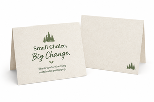 Custom <b>Printed</b> <b>Paper</b> Gift Card Blank Logo Card White Packaging Insert for Brand Invitation - Product Image 4