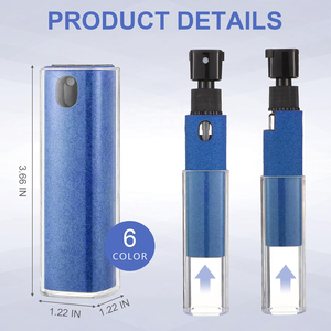 Spray para anteojos Dispositivo digital tableta limpiador de pantalla táctil spray limpieza de pantalla portátil 2 en 1 limpiador de teléfono móvil - Product Image 2