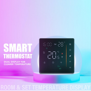 Beca BHT-006-2TTuya Wifi可编程恒温器加热温度控制器，带语音遥控器，适用于酒店 - Product Image 3